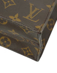 LOUIS VUITTON Monogram Sac Plat Handbag M51140