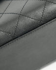 CHANEL 1997–1999 2.55 Matelassé Chain Caviar Skin Shoulder Bag