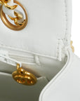 CHANEL 1994-1996 Matelassé Chain V-Flap Lambskin Shoulder Bag