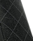 CHANEL 2004-2005 Matelassé 25W Chain Shoulder Bag in Caviar Skin