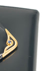CARTIER Kiss Lock Tri-Fold Wallet