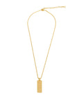 CHRISTIAN DIOR Trotter Line Stone Necklace