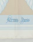 HERMES Silk Carré45 Della Garalleria Scarf