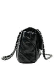 CHANEL 2009-2010 Pleated Shoulder Bag