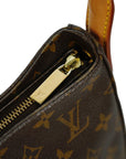 LOUIS VUITTON Monogram LoopingMM Canvas Shoulder Bag M51146