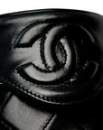 CHANEL 1997-1999 Fringe Bucket Lambskin Shoulder Bag