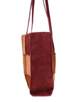CHANEL 2000–2002 Patchwork Suede Tote Bag
