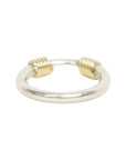 TIFFANY & Co. SV925 K18YG Band Width 2 Wire Ring
