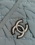CHANEL 2009–2010 Coco Mark Bubble Quilted Chain Shoulder Bag