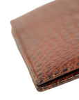 BVLGARI Crocodile Bi-Fold Wallet