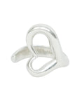 Tiffany & Co. Sterling Silver 925 Elsa Peretti Open Heart Ring