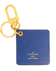 LOUIS VUITTON Damier Azur Porte-Clés Illustre Groom Key Holder M66943