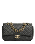 CHANEL 2010–2011 Matelasse Rhinestone CC Logo Chain Shoulder Bag