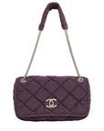 CHANEL 2008–2009 Matelassé Quilted Chain Shoulder Bag