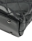 CHANEL 1991–1994 Matelassé Caviar Leather Shoulder Bag