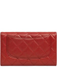 CHANEL Matelasse Coco Mark Tri-Fold Long Wallet