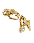 CHRISTIAN DIOR Rhinestone Earring