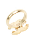 CHANEL Clover Coco Mark Ring