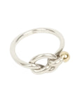 TIFFANY & CO. SV925 K18YG Love Knot Ring