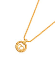 CHRISTIAN DIOR CD Logo Necklace