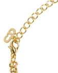 CHRISTIAN DIOR Heart Rhinestone Necklace