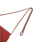 CHANEL 2014 Matelasse Caviar Skin Chain Wallet / Shoulder Bag