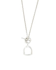 HERMES Ag925 Amulet Étrier Necklace