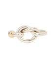TIFFANY & CO. SV925 K18YG Love Knot Ring