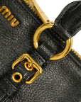 MIU MIU Madras Handbag / Shoulder Bag 2Way
