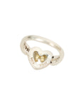 TIFFANY & CO. SV925 K18YG Double Heart Ring