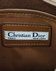 CHRISTIAN DIOR Canvas Honeycomb Pattern Pouch