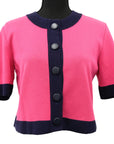 YVES SAINT LAURENT Knit Cardigan Skirt