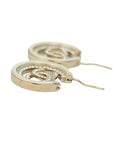 CHANEL Rhinestone Earrings