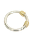 TIFFANY & Co. SV925 K18YG Band Width 2 Wire Ring