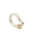 TIFFANY & CO. SV925 K18YG Love Knot Ring