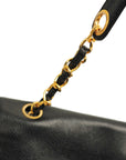 CHANEL 1996–1997 Coco Mark Caviar Leather Chain Shoulder Bag