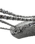 CHANEL 2006–2008 Chain Sequin Shoulder Bag