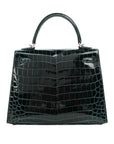 HERMES Crocodile Leather Kelly 25【JAPAN only Shipping】