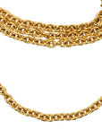 CHANEL Coco Mark Triple Chain Belt