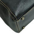 CHANEL 2002–2003 Chain Caviar Leather Shoulder Bag