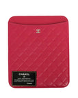 CHANEL 2011 Coco Mark Matelasse Lambskin iPad Case