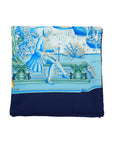 HERMES『 AZVLEJOS (Daikoukai Jidai Ni Omoi O Hasete) 』Carre 90 Scarf