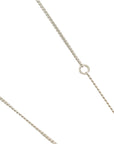 CHANEL Coco Mark Square Rhinestone Reversible Necklace