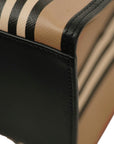 BURBERRY Stripe Tote Bag