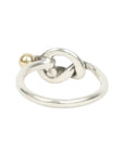 TIFFANY & CO. SV925 K18YG Love Knot Ring