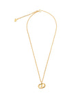 CHRISTIAN DIOR CD Logo Necklace