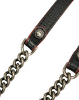 CHANEL Coco Mark Chain Aged Metal Hardware Handbag / Shoulder Bag