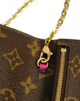 LOUIS VUITTON Monogram Pochette Weekend Long Wallet / Shoulder Bag 2-Way M63857