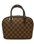 LOUIS VUITTON Damier Saria Mini Canvas Handbag