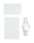 CHRISTIAN DIOR Crystal Diamond Bezel Watch